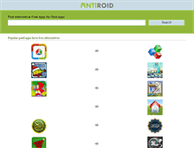 Tablet Screenshot of antiroid.com